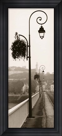 Framed Pont de Chinon Print