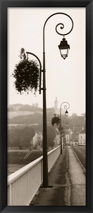 Framed Pont de Chinon Print