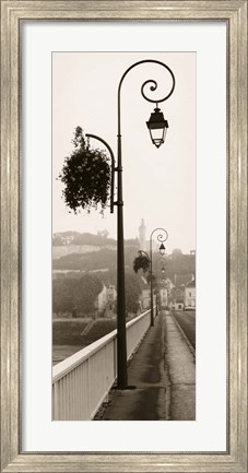 Framed Pont de Chinon Print