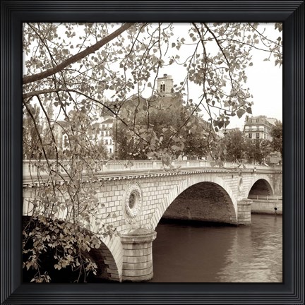 Framed Pont Louis-Philippe, Paris Print