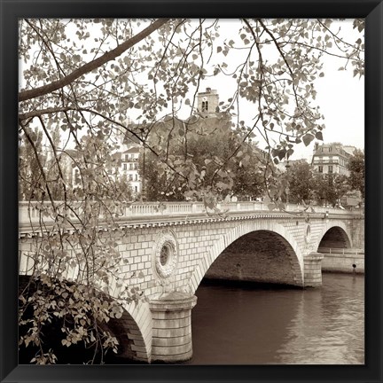 Framed Pont Louis-Philippe, Paris Print