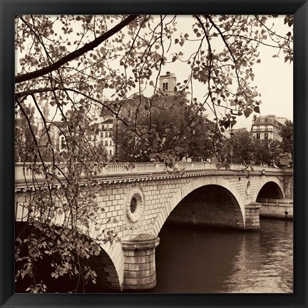 Framed Pont Louis-Philippe, Paris Print