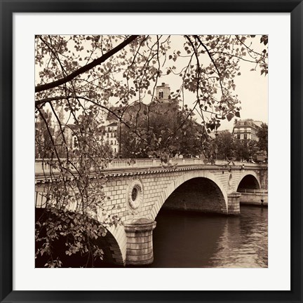 Framed Pont Louis-Philippe, Paris Print