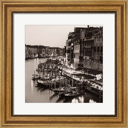 Framed Ponte di Rialto Print