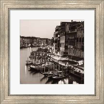 Framed Ponte di Rialto Print