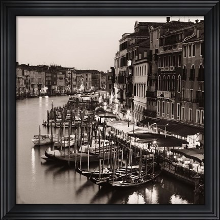 Framed Ponte di Rialto Print