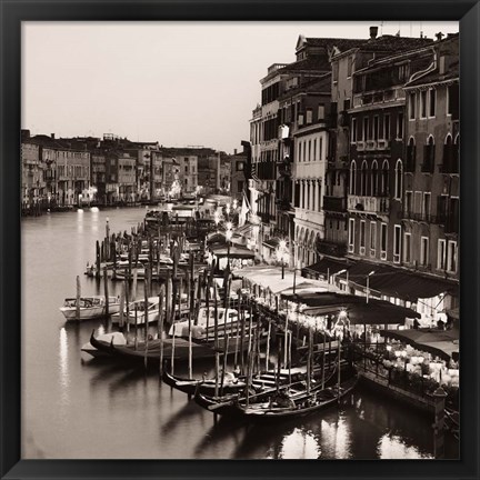 Framed Ponte di Rialto Print