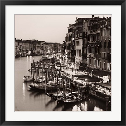 Framed Ponte di Rialto Print