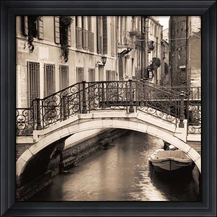 Framed Ponti di Venezia No. 1 Print