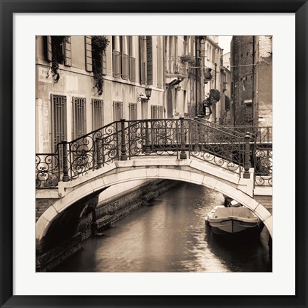 Framed Ponti di Venezia No. 1 Print