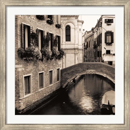 Framed Ponti di Venezia No. 2 Print