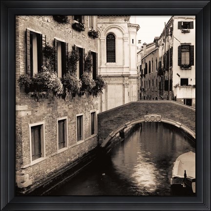 Framed Ponti di Venezia No. 2 Print