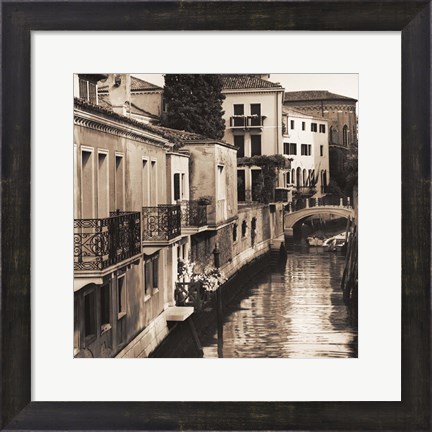 Framed Ponti di Venezia No. 4 Print
