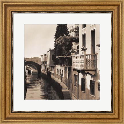 Framed Ponti di Venezia No. 5 Print