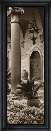 Framed Portico, Umbria Print