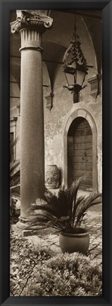 Framed Portico, Umbria Print