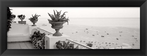 Framed Positano Terrazza Vista Print