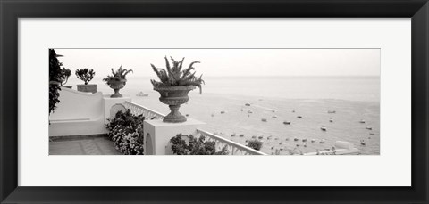 Framed Positano Terrazza Vista Print