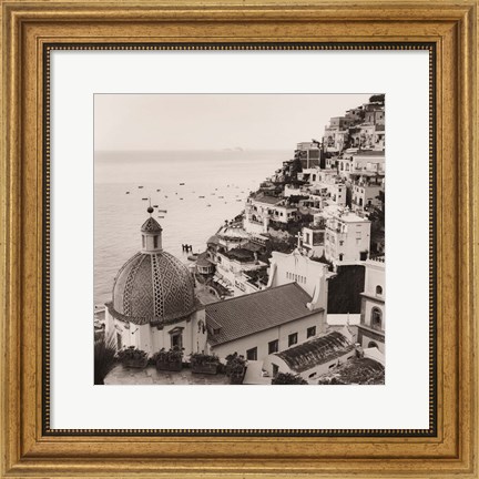 Framed Positano Vista Print