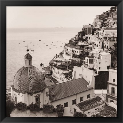 Framed Positano Vista Print