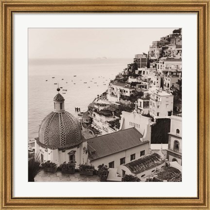 Framed Positano Vista Print