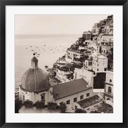 Framed Positano Vista Print