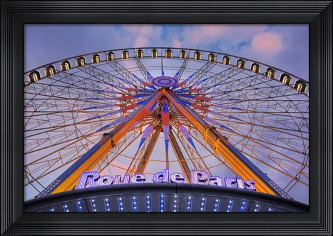 Framed Rue de Paris Print