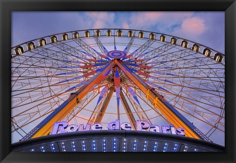 Framed Rue de Paris Print