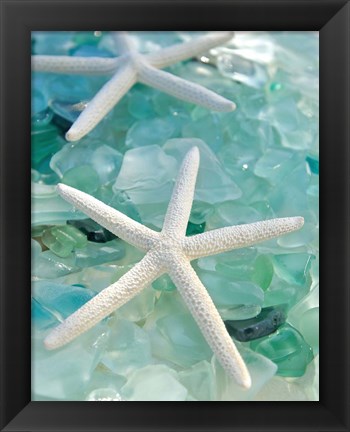 Framed Seaglass 1 Print