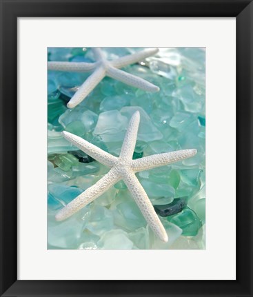 Framed Seaglass 1 Print