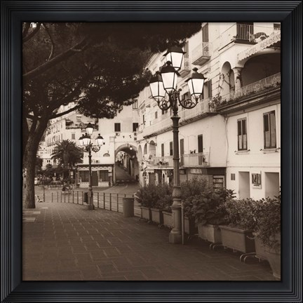 Framed Strada, Amalfi Print