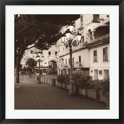 Framed Strada, Amalfi Print