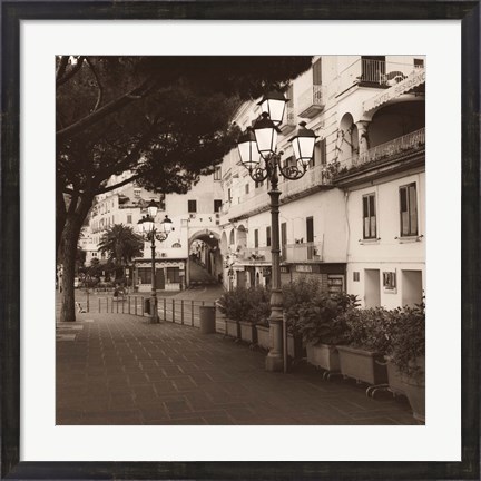 Framed Strada, Amalfi Print