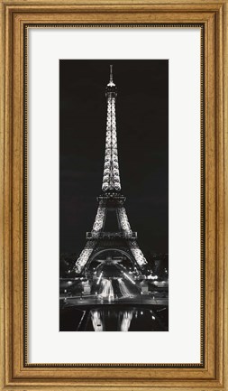 Framed Tour Eiffel la Nuit Print