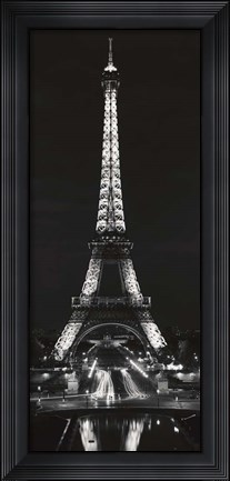 Framed Tour Eiffel la Nuit Print
