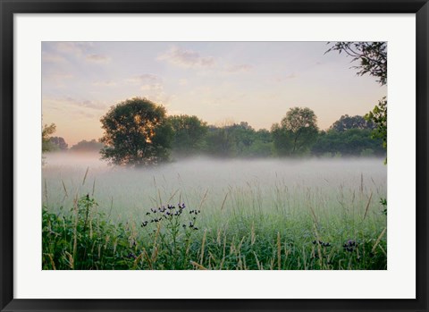 Framed Western Plains Sunrise Print