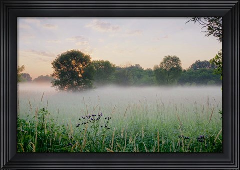 Framed Western Plains Sunrise Print