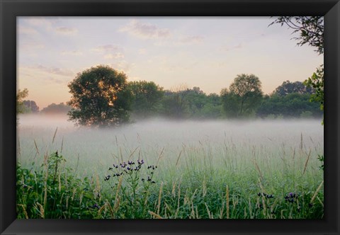 Framed Western Plains Sunrise Print