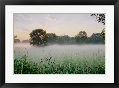 Framed Western Plains Sunrise Print