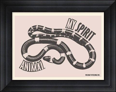 Framed Spirit Animal Snake Print