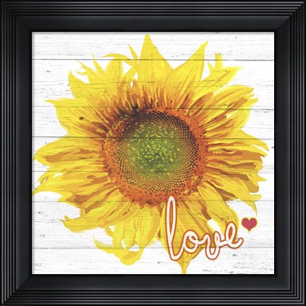 Framed Sun Love Print