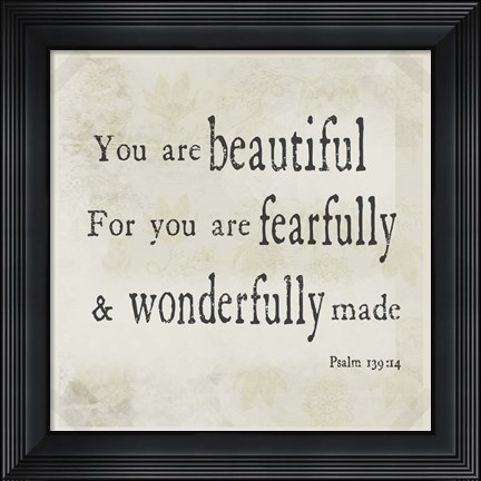 Framed Beautiful Print