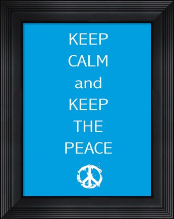 Framed Keep Calm Print
