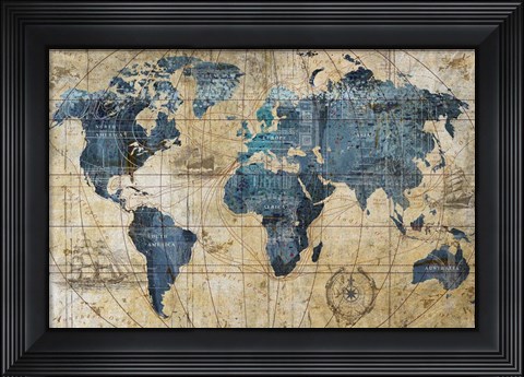 Framed Connected World Print