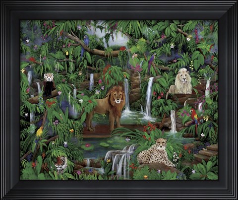 Framed Enchanted Jungle Print