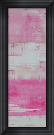 Framed Panels in Pink I Print