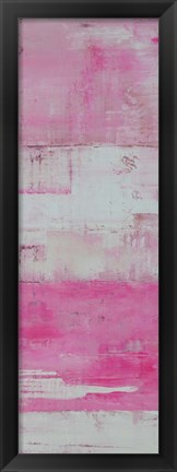 Framed Panels in Pink I Print