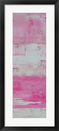 Framed Panels in Pink I Print