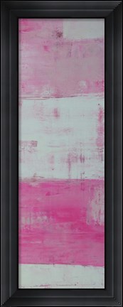 Framed Panels in Pink II Print