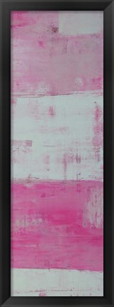 Framed Panels in Pink II Print